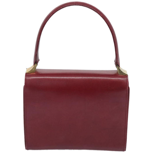 GUCCI Hand Bag Leather Red 001 3444 1638  10723