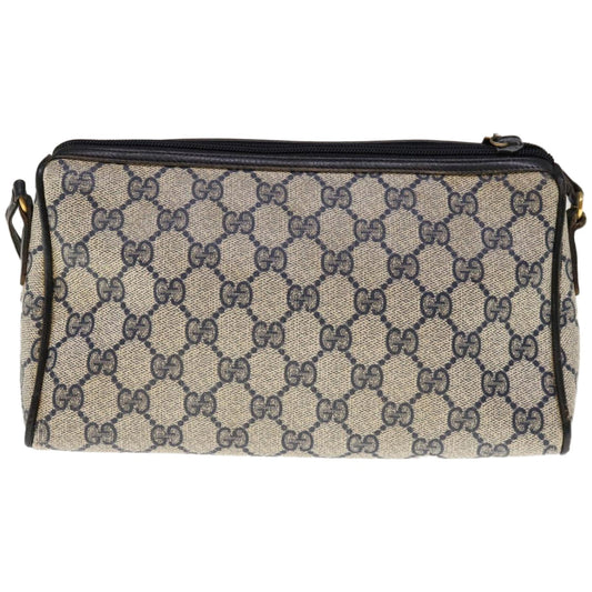 GUCCI GG Supreme Shoulder Bag PVC Navy 007 098 0047  10725