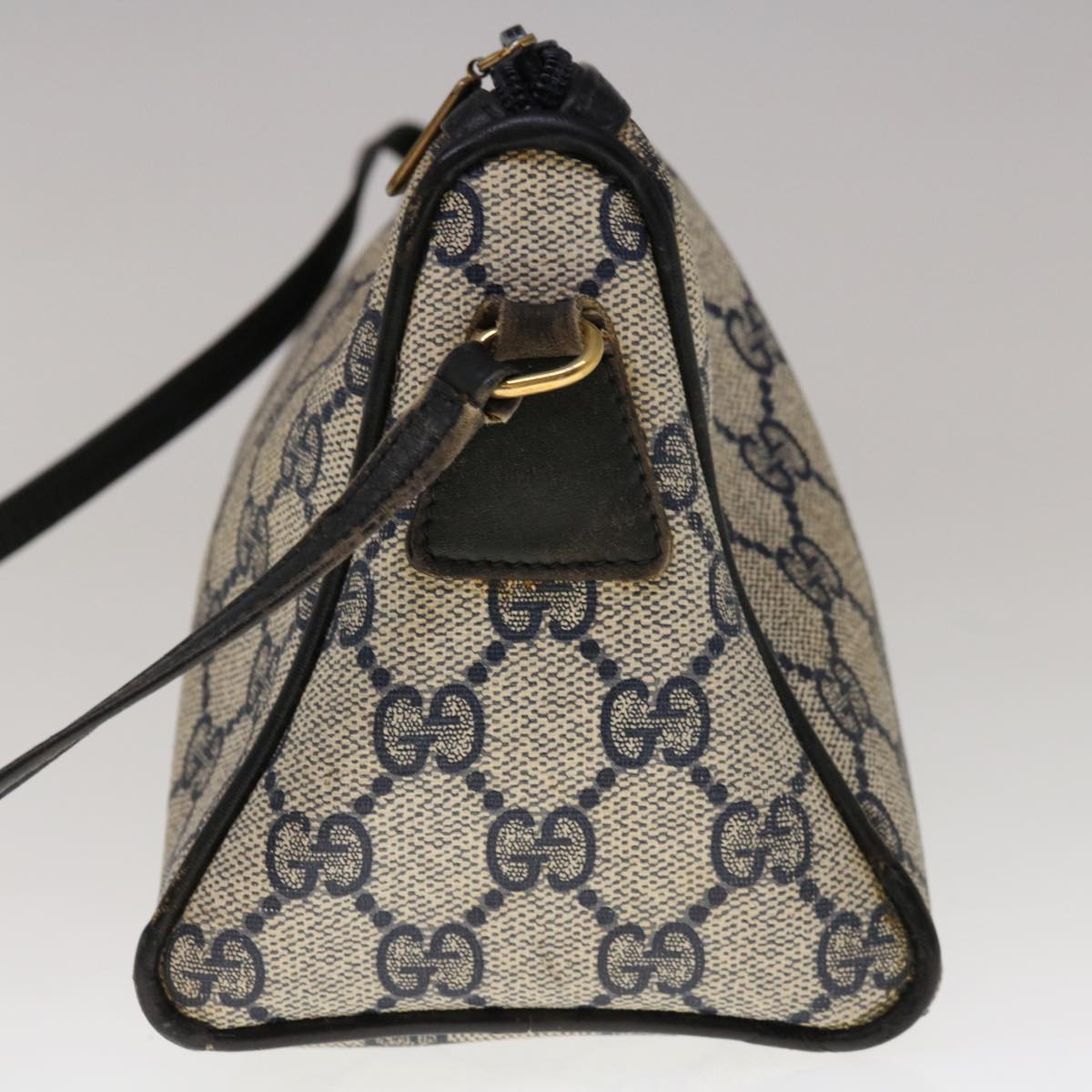 GUCCI GG Supreme Shoulder Bag PVC Navy 007 098 0047  10725