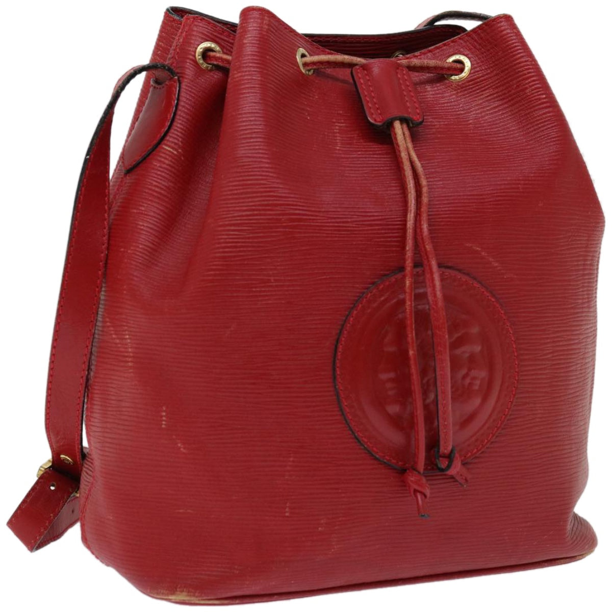 Luxury FendiShoulder Bag Leather Redyk10770