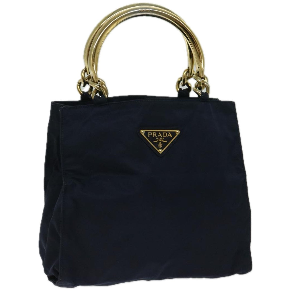 Luxury PradaHand Bag Nylon Navy yk10804