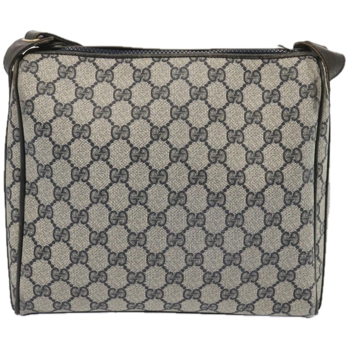 GUCCI GG Supreme Shoulder Bag PVC Navy  10866