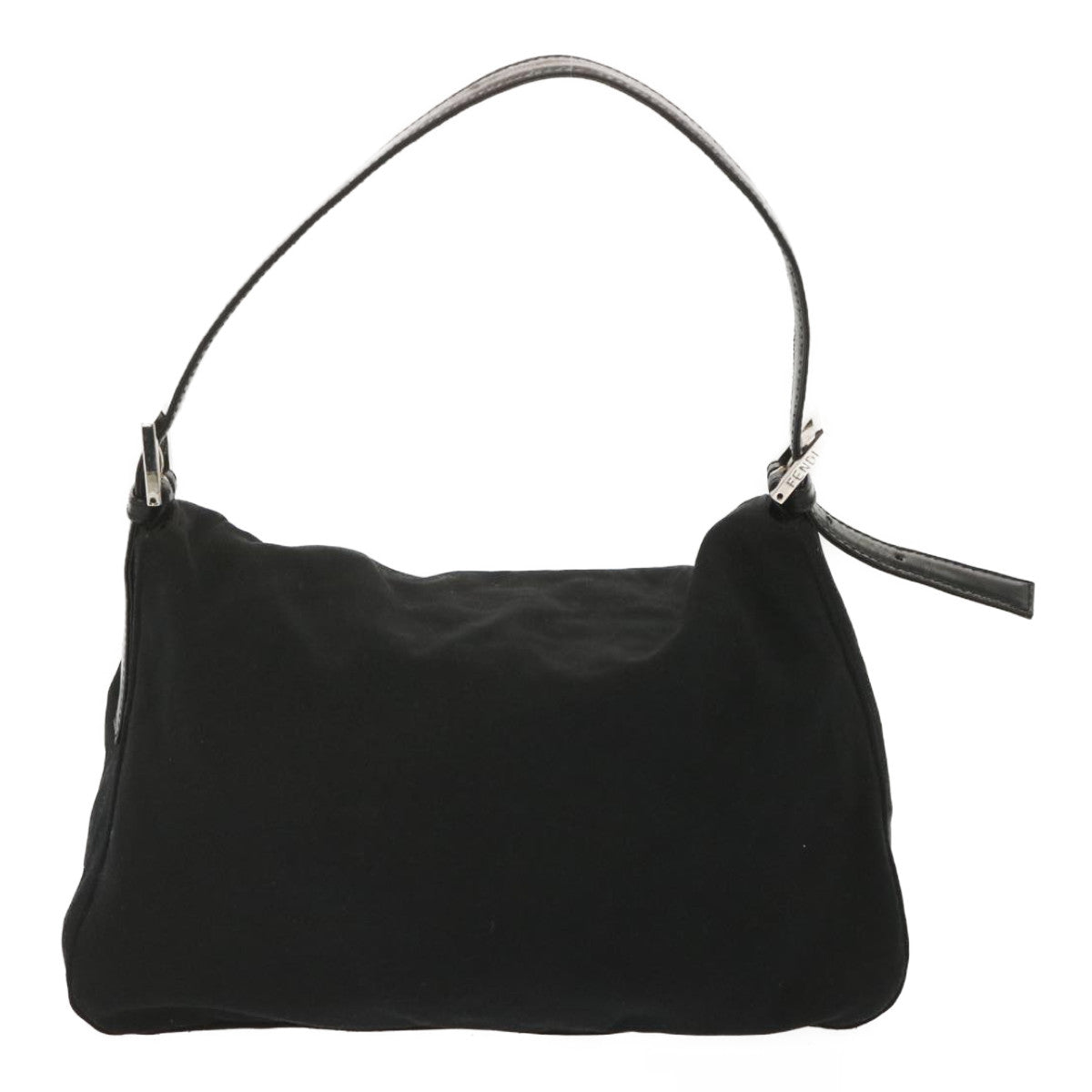 Luxury FendiMamma Baguette Shoulder Bag Nylon Blackyk11053