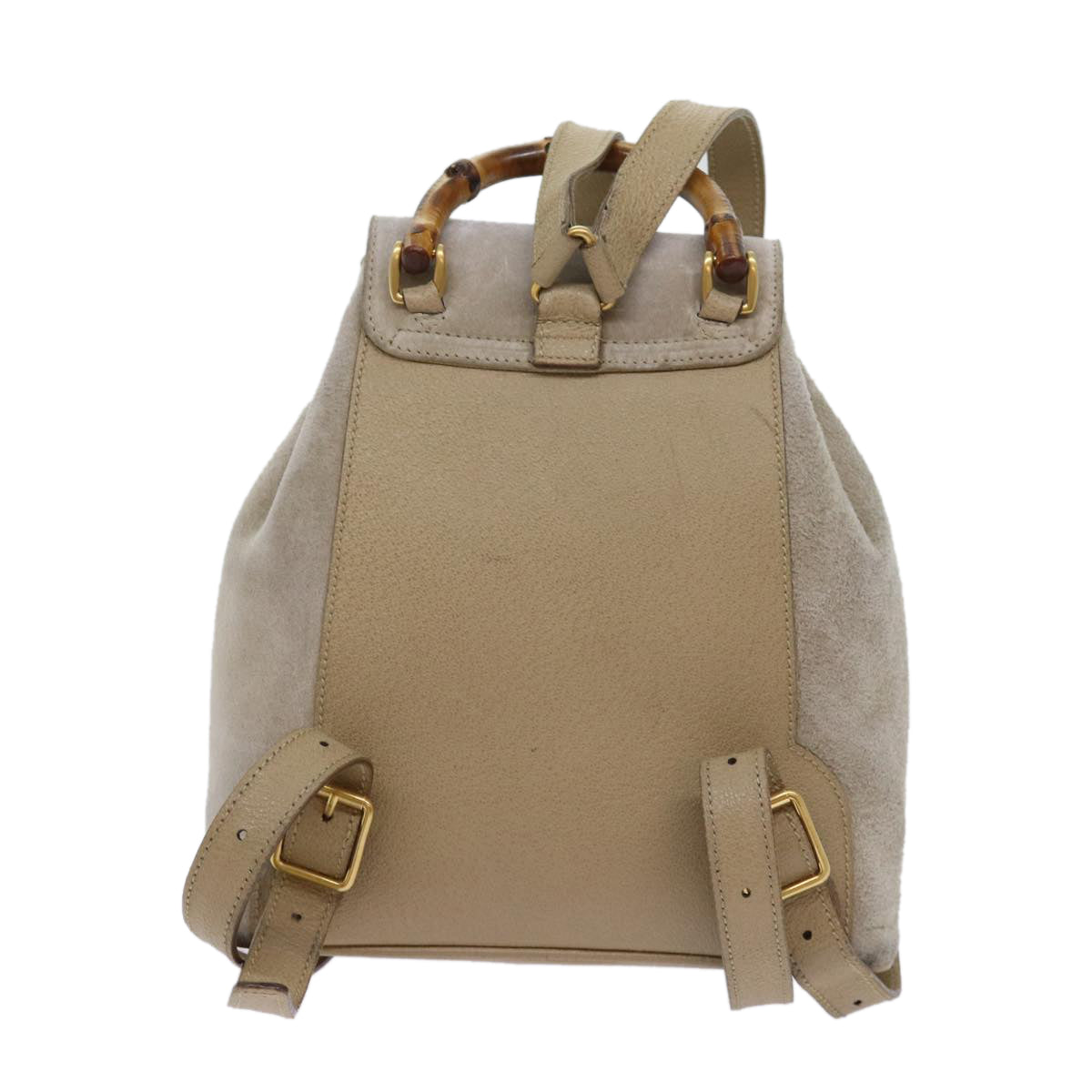 Luxury Gucci Trending 2025 Bamboo Backpack Suede Beige 003 3444 0030  11065