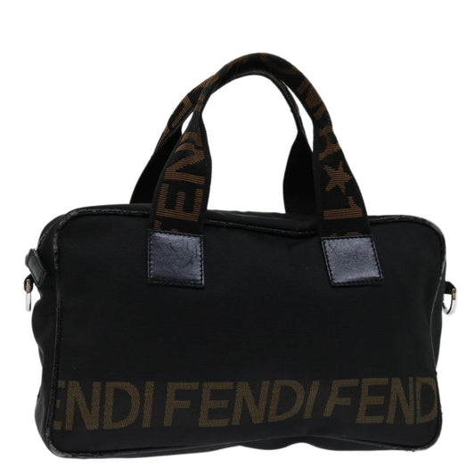 Luxury FendiHand Bag Canvas Blackyk11127