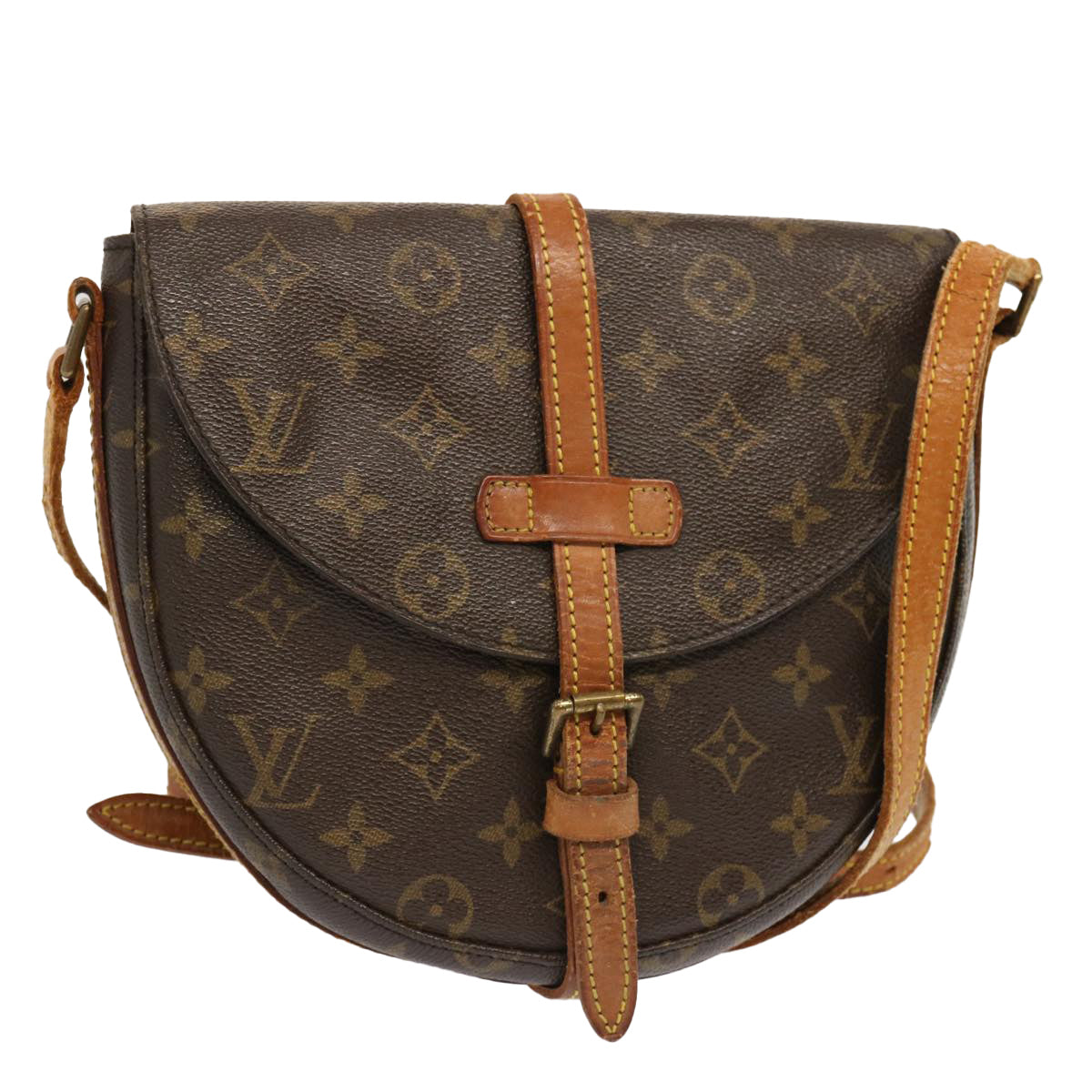 LOUIS VUITTON Monogram Chantilly MM Shoulder Bag M51233 LV yk11230