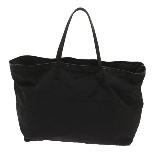 Luxury FendiZucca Canvas Tote Bag Blackyk11259