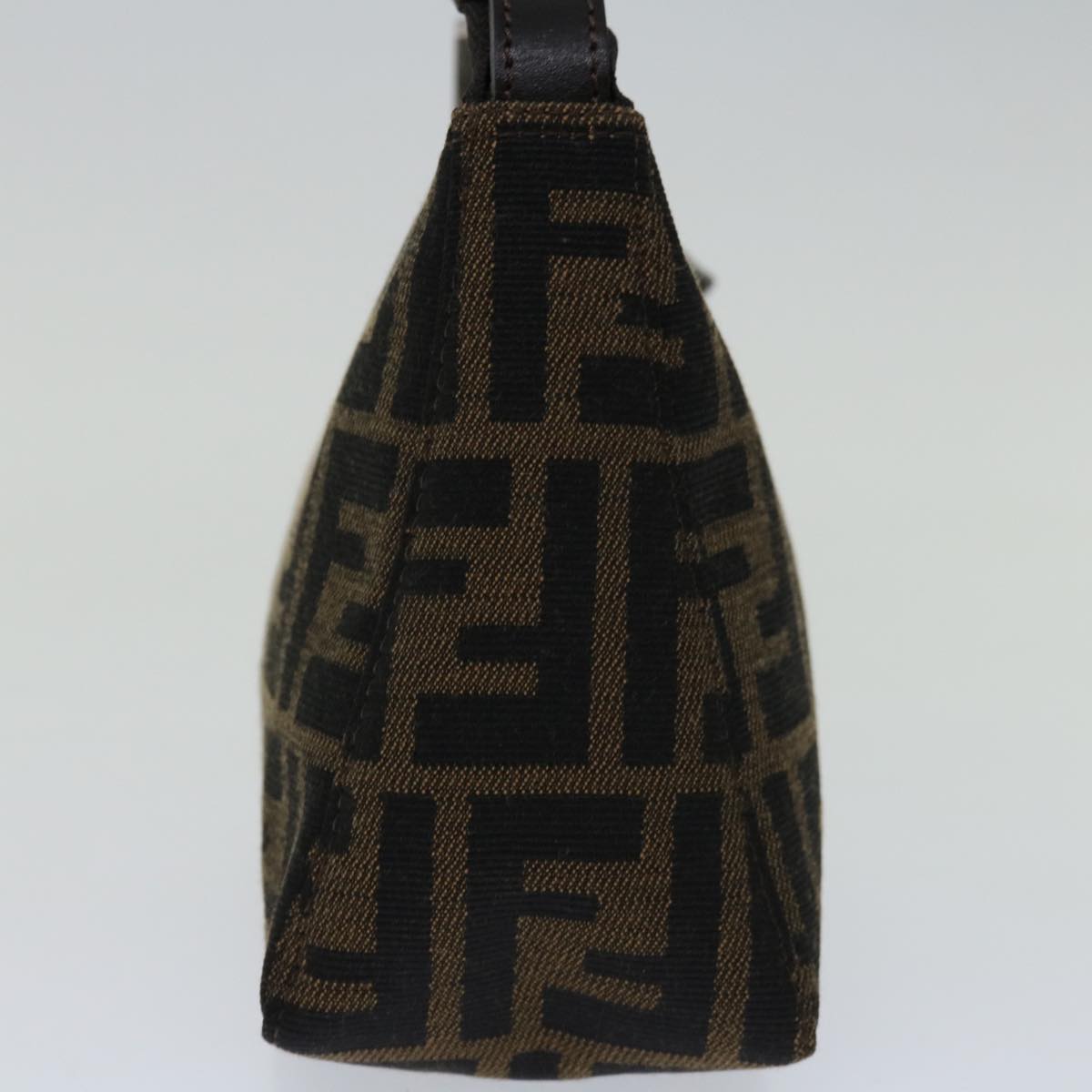 Luxury FendiZucca Canvas Hand Bag Brown Blackyk11283