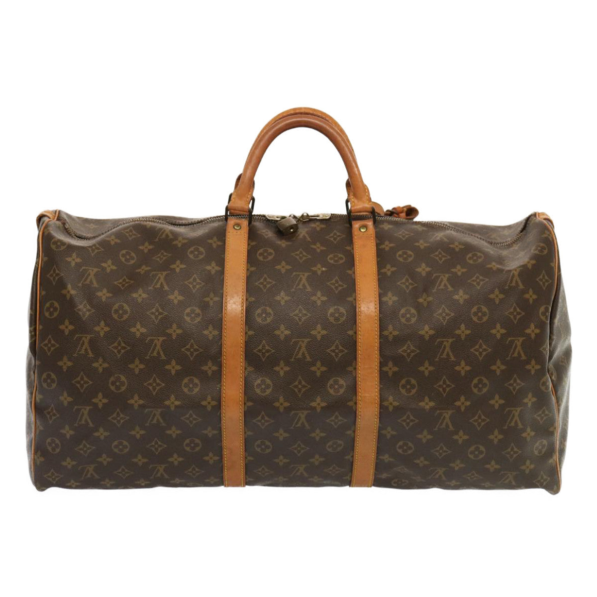 LOUIS VUITTON Monogram Keepall 60 Boston Bag M41422 LV yk11292