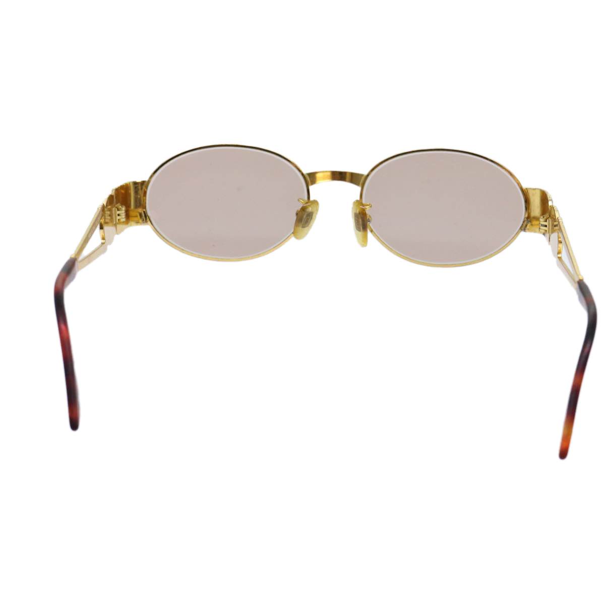 Luxury FendiSunglasses metal Gold Brownyk11319