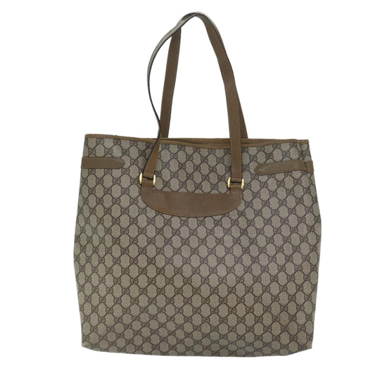 Luxury Gucci Trending 2025 GG Supreme Tote Bag PVC Beige 39 02 061  11324