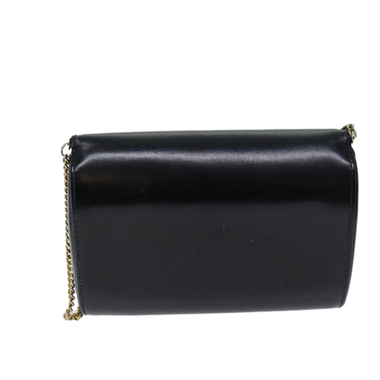 Luxury Gucci Trending 2025 Interlocking Chain Shoulder Bag Leather Black  11350