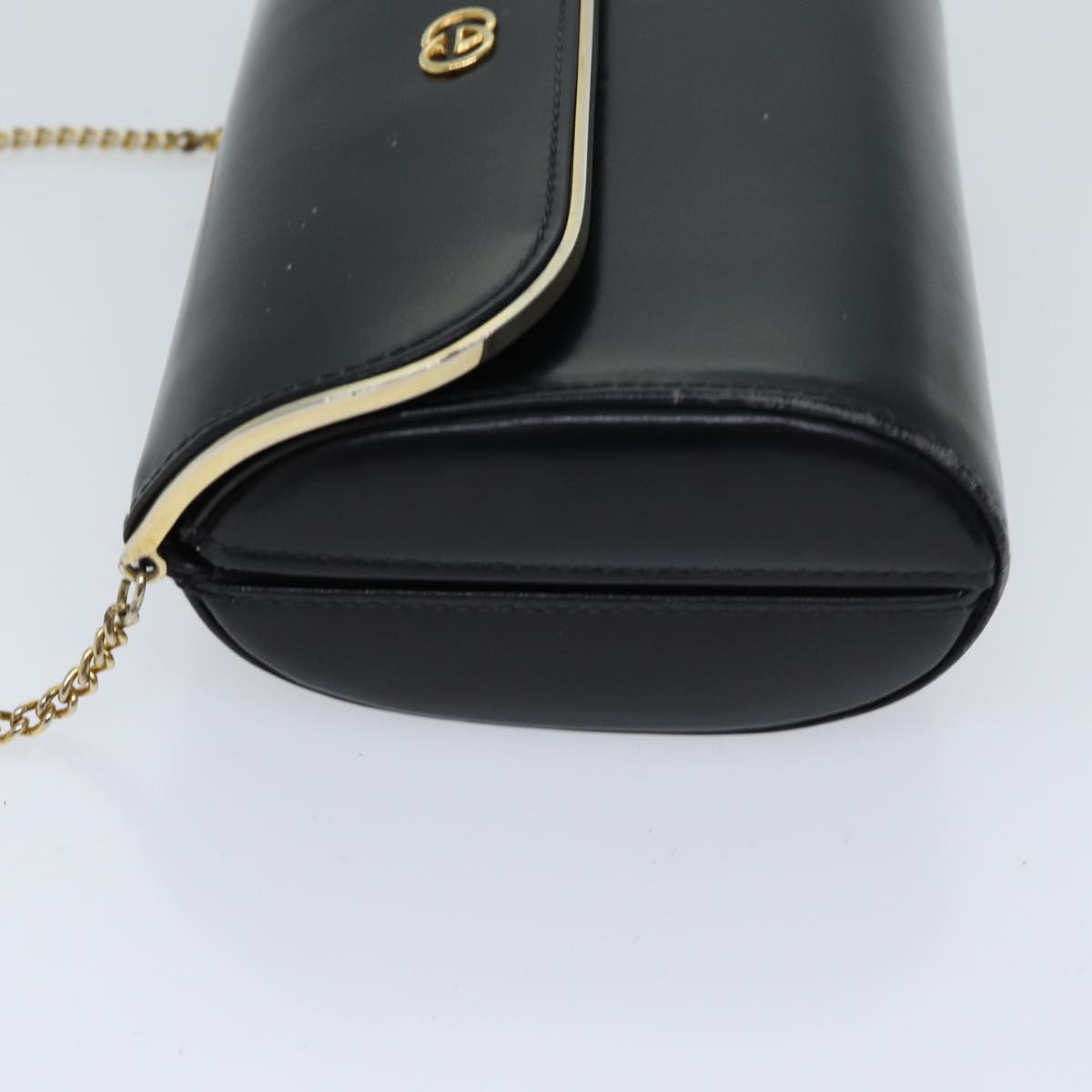 Luxury Gucci Trending 2025 Interlocking Chain Shoulder Bag Leather Black  11350