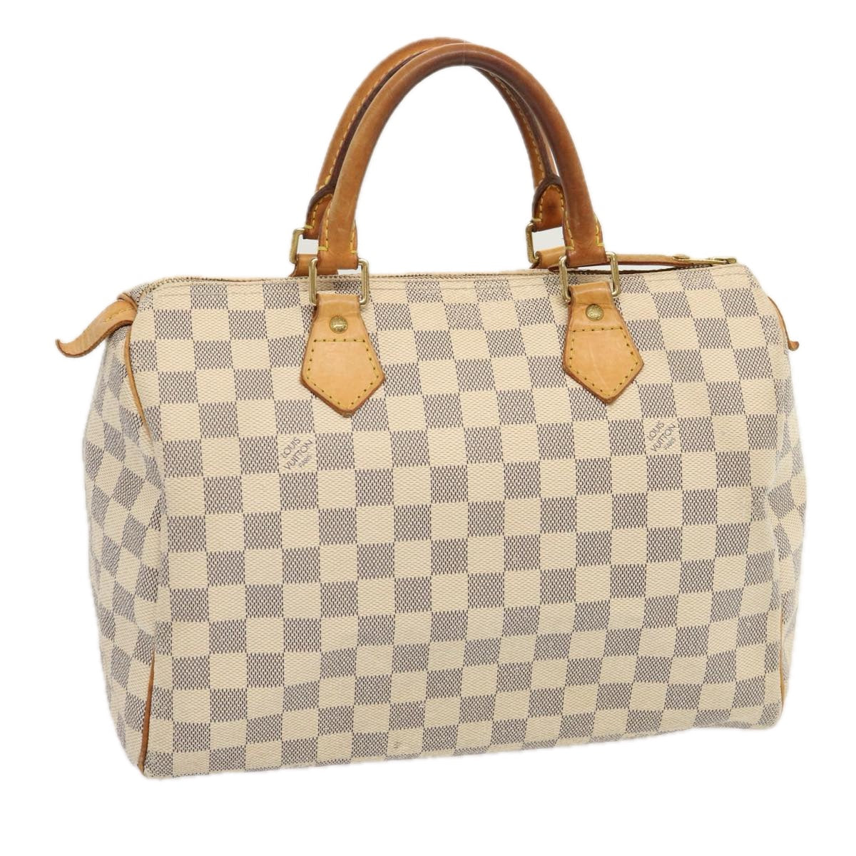 LOUIS VUITTON Damier Azur Speedy 30 Hand Bag N41533 LV yk11356