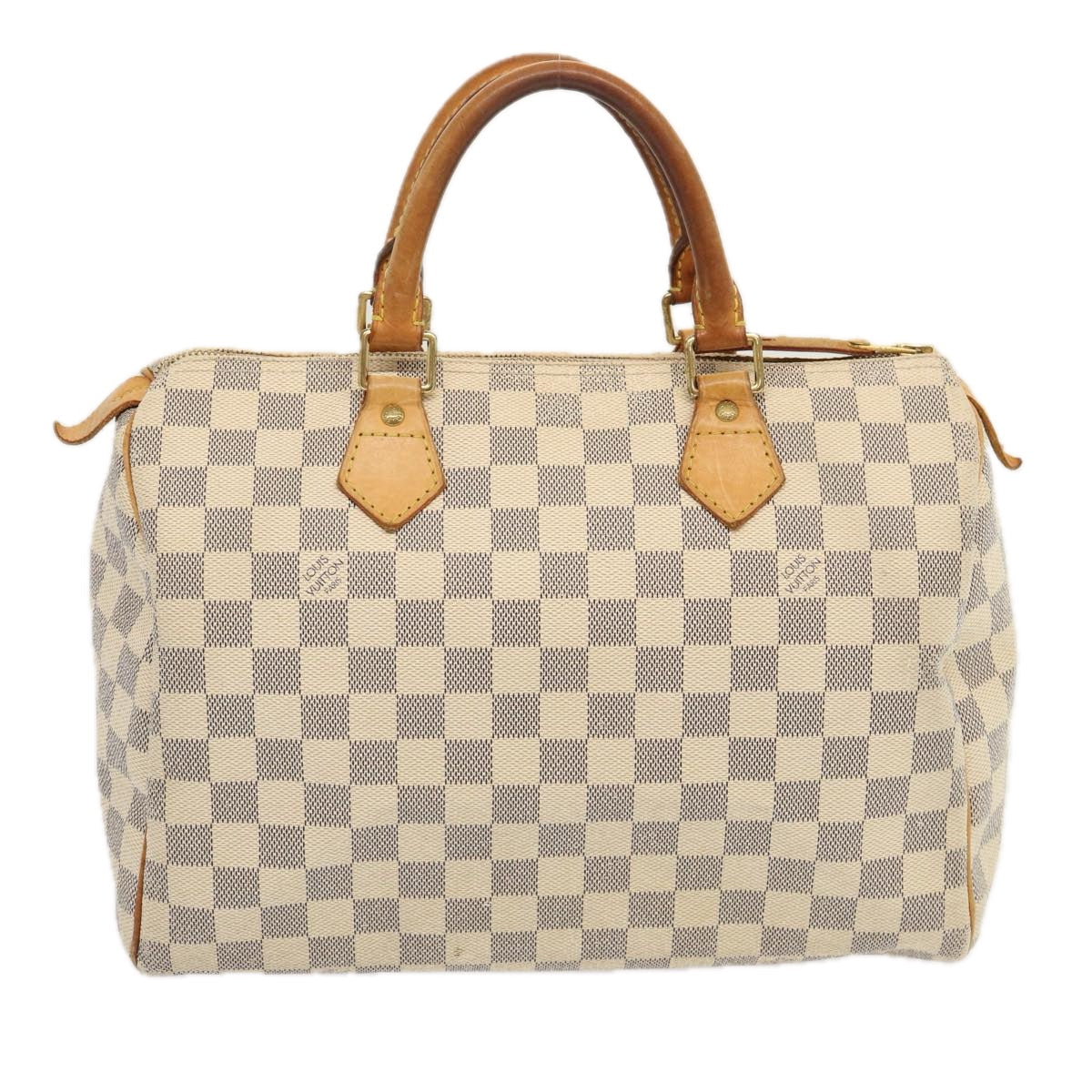 LOUIS VUITTON Damier Azur Speedy 30 Hand Bag N41533 LV yk11356