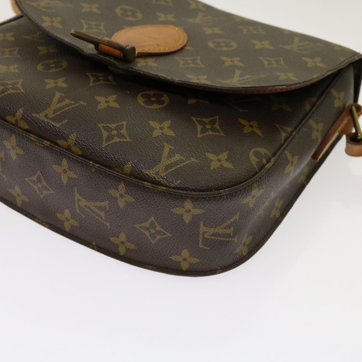 LOUIS VUITTON Monogram Saint Cloud GM Shoulder Bag M51242 LV yk11365