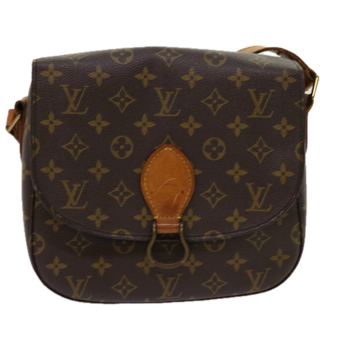 LOUIS VUITTON Monogram Saint Cloud GM Shoulder Bag M51242 LV yk11365