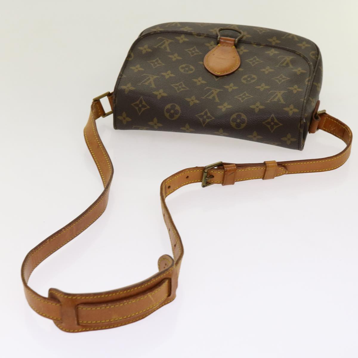 LOUIS VUITTON Monogram Saint Cloud GM Shoulder Bag M51242 LV yk11365