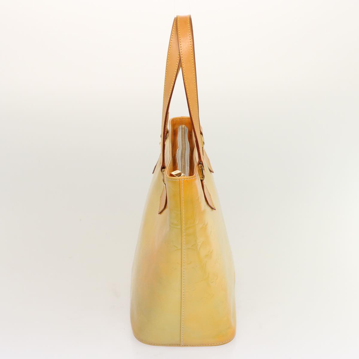 LOUIS VUITTON Monogram Vernis Houston Hand Bag Gris M91053 LV yk11370