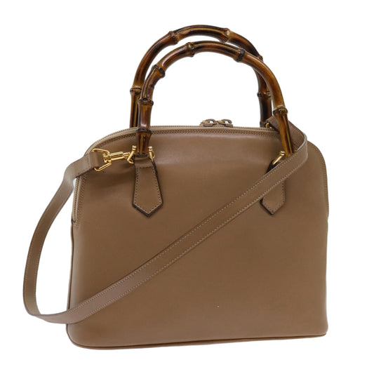 Luxury Gucci Trending 2025 Bamboo Hand Bag Leather 2way Beige 000 1274 0290  11380