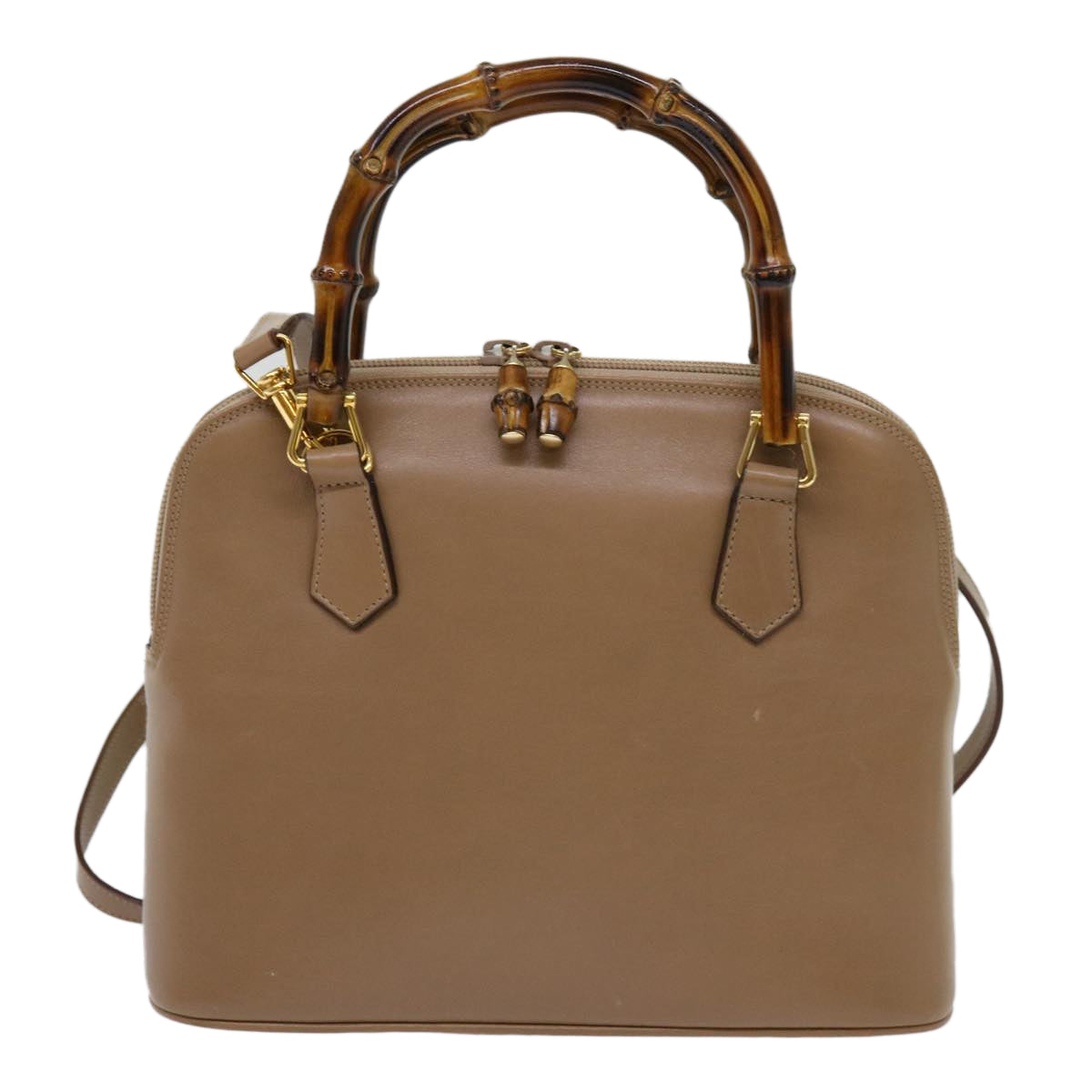 Luxury Gucci Trending 2025 Bamboo Hand Bag Leather 2way Beige 000 1274 0290  11380