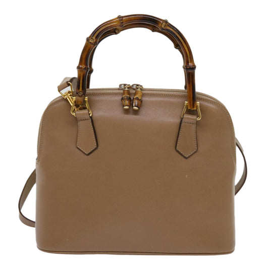 Luxury Gucci Trending 2025 Bamboo Hand Bag Leather 2way Beige 000 1274 0290  11380
