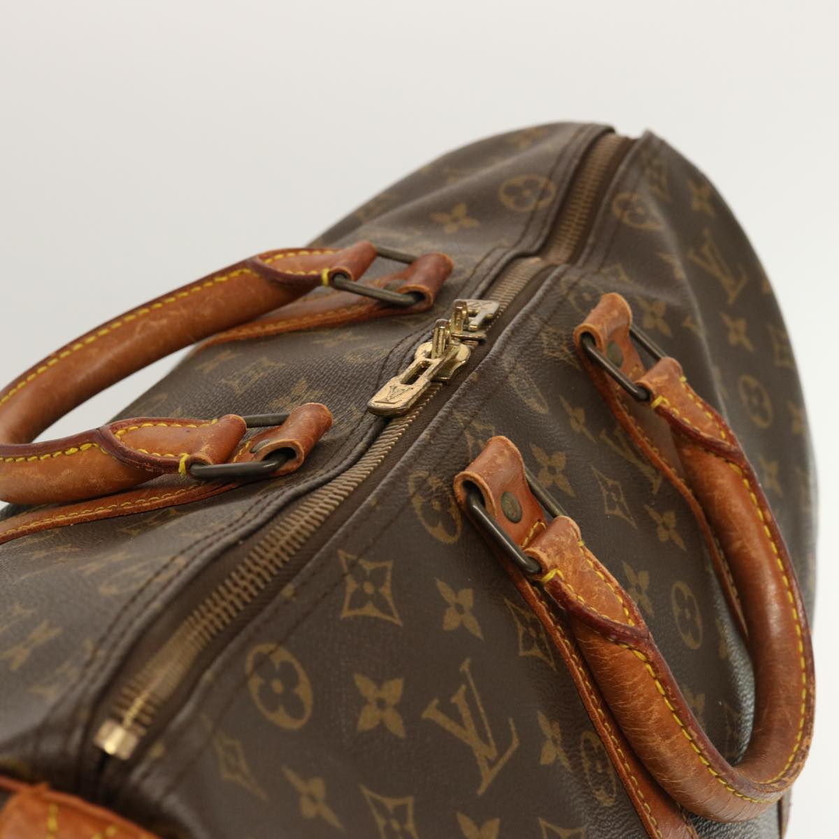 LOUIS VUITTON Monogram Keepall 45 Boston Bag M41428 LV yk11528