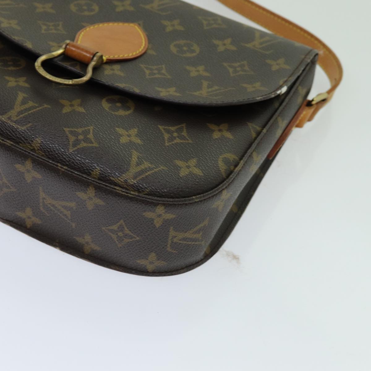 LOUIS VUITTON Monogram Saint Cloud GM Shoulder Bag M51242 LV yk11538