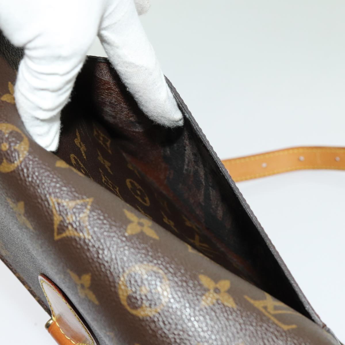 LOUIS VUITTON Monogram Saint Cloud GM Shoulder Bag M51242 LV yk11538