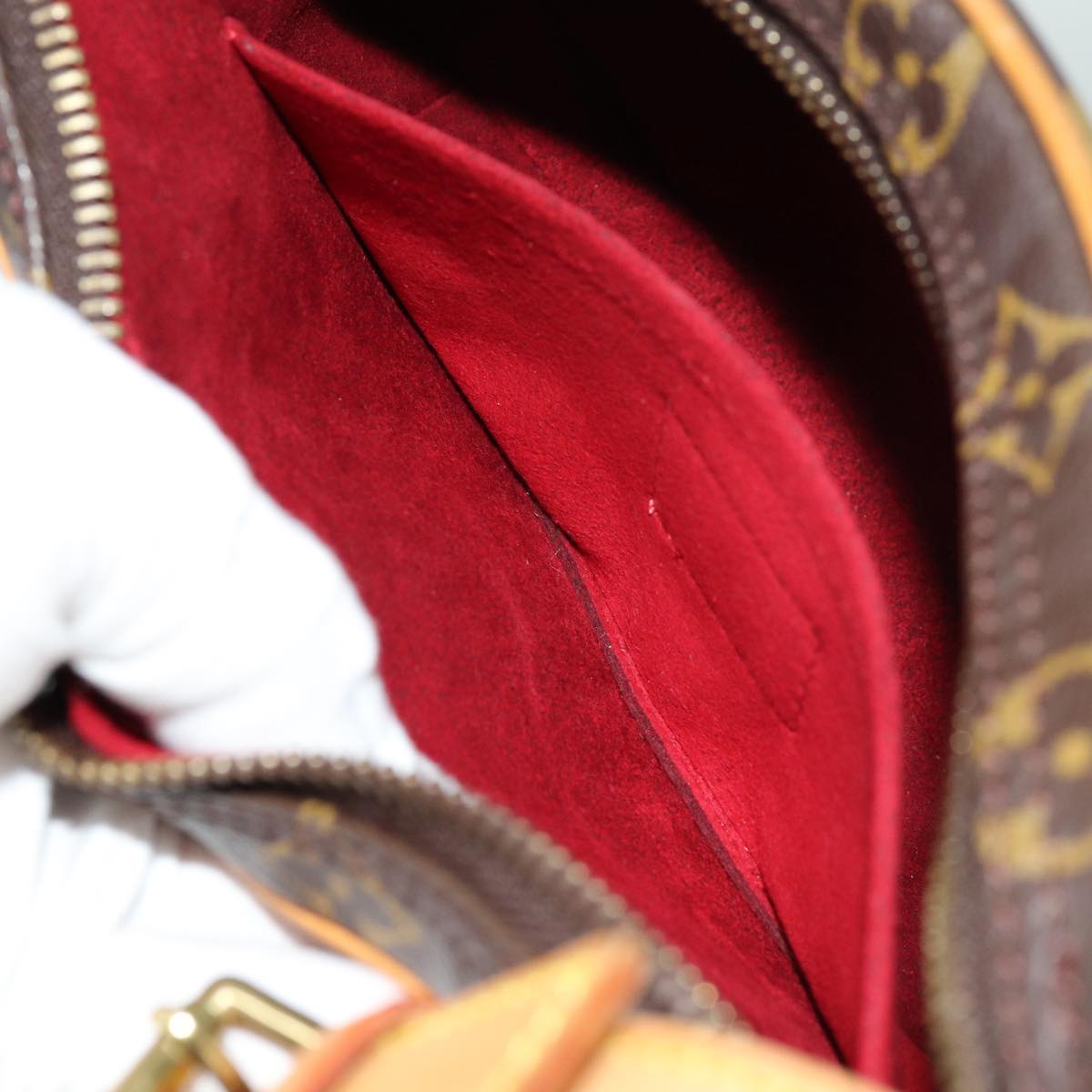 LOUIS VUITTON Monogram Pochette Croissant Shoulder Bag M51510 LV yk11546A