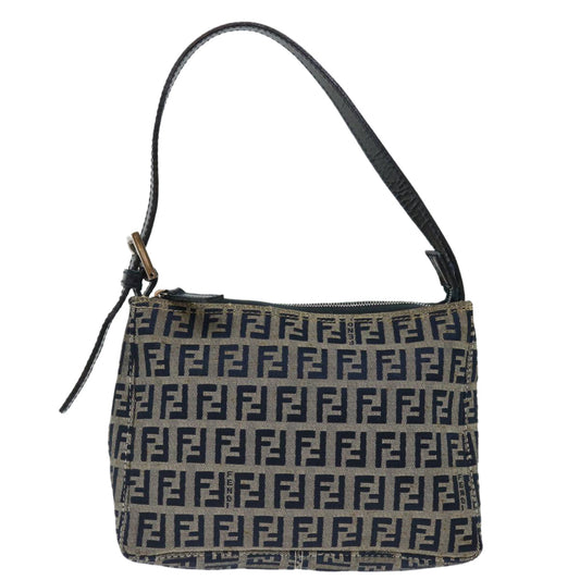 Luxury FendiZucchino Canvas Hand Bag Navyyk11547