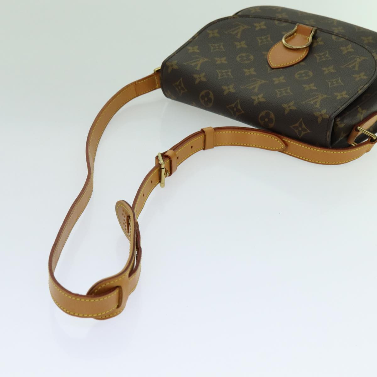 LOUIS VUITTON Monogram Saint Cloud GM Shoulder Bag M51242 LV yk11558