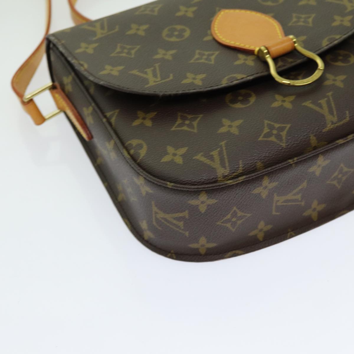 LOUIS VUITTON Monogram Saint Cloud GM Shoulder Bag M51242 LV yk11559