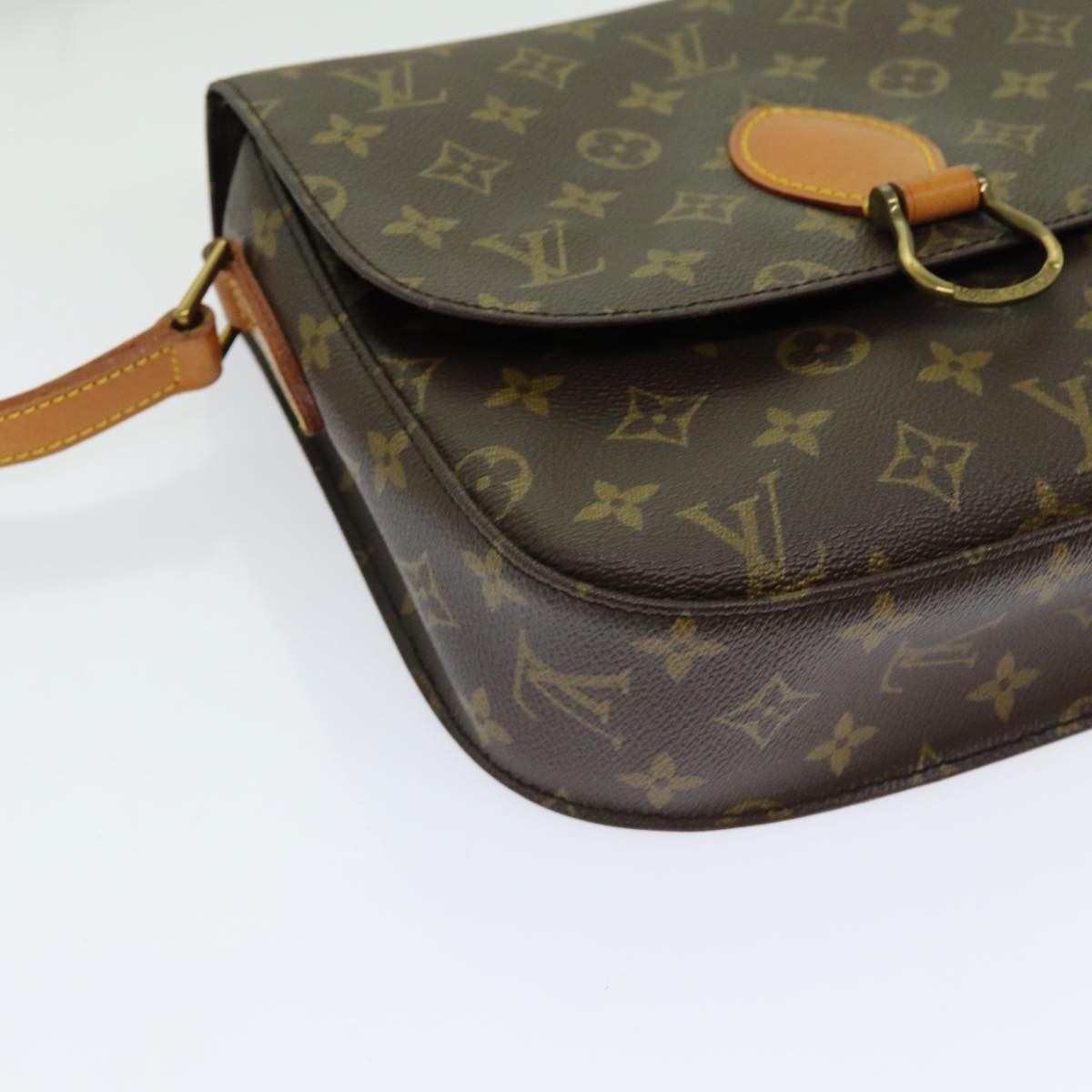 LOUIS VUITTON Monogram Saint Cloud GM Shoulder Bag M51242 LV yk11560