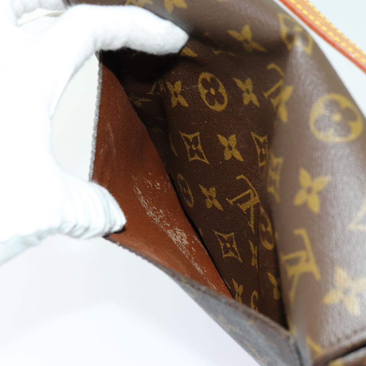 LOUIS VUITTON Monogram Saint Cloud GM Shoulder Bag M51242 LV yk11560