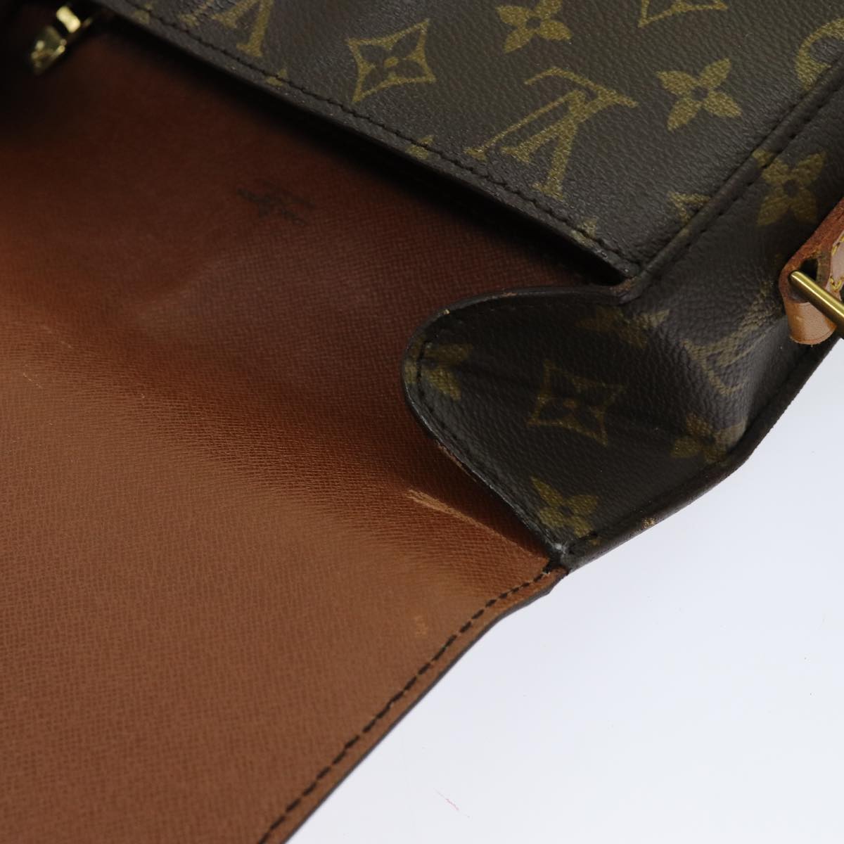 LOUIS VUITTON Monogram Saint Cloud GM Shoulder Bag M51242 LV yk11560