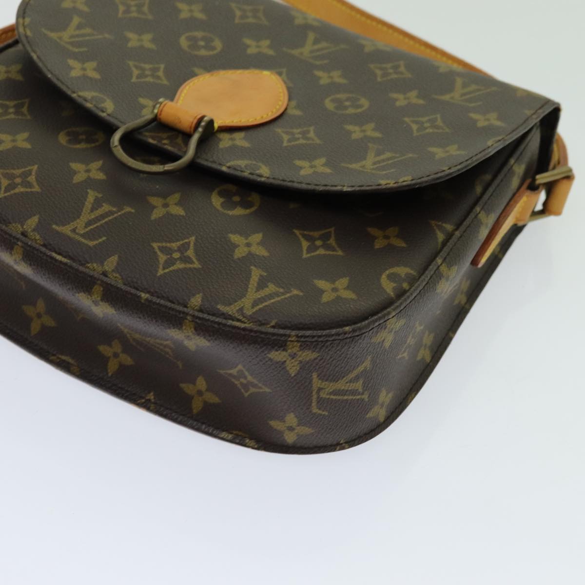 LOUIS VUITTON Monogram Saint Cloud GM Shoulder Bag M51242 LV yk11571
