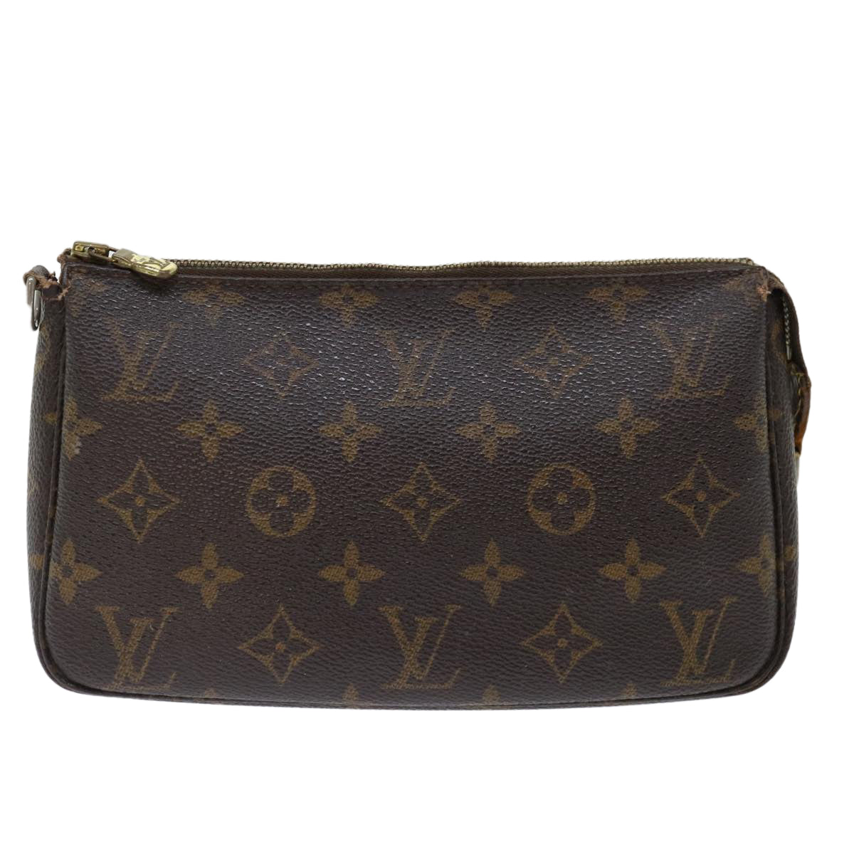 LOUIS VUITTON Monogram Pochette Accessoires Pouch M51980 LV yk11572