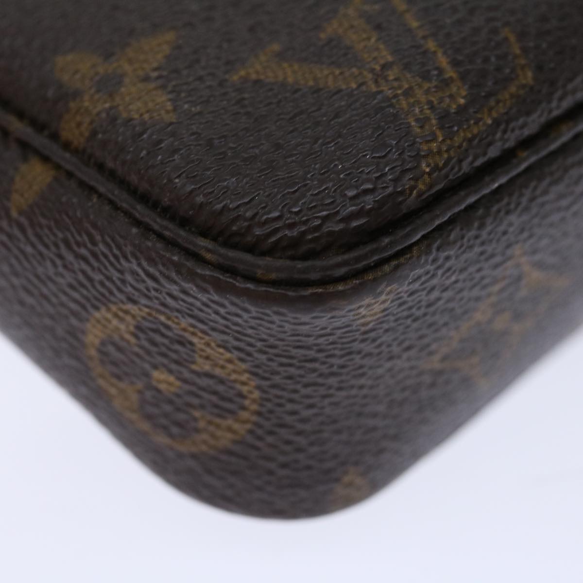LOUIS VUITTON Monogram Pochette Accessoires Pouch M51980 LV yk11572