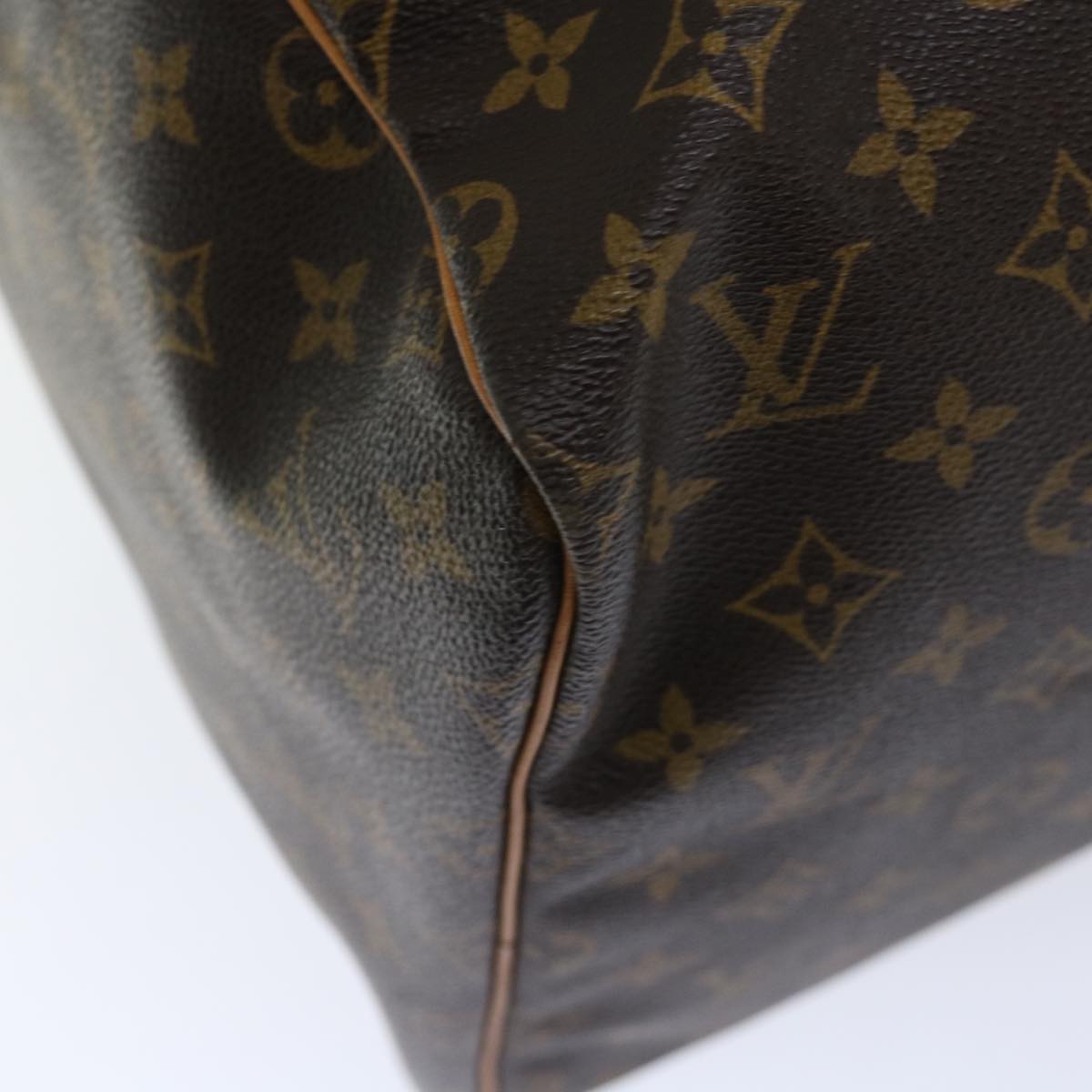 LOUIS VUITTON Monogram Keepall 55 Boston Bag M41424 LV yk11575