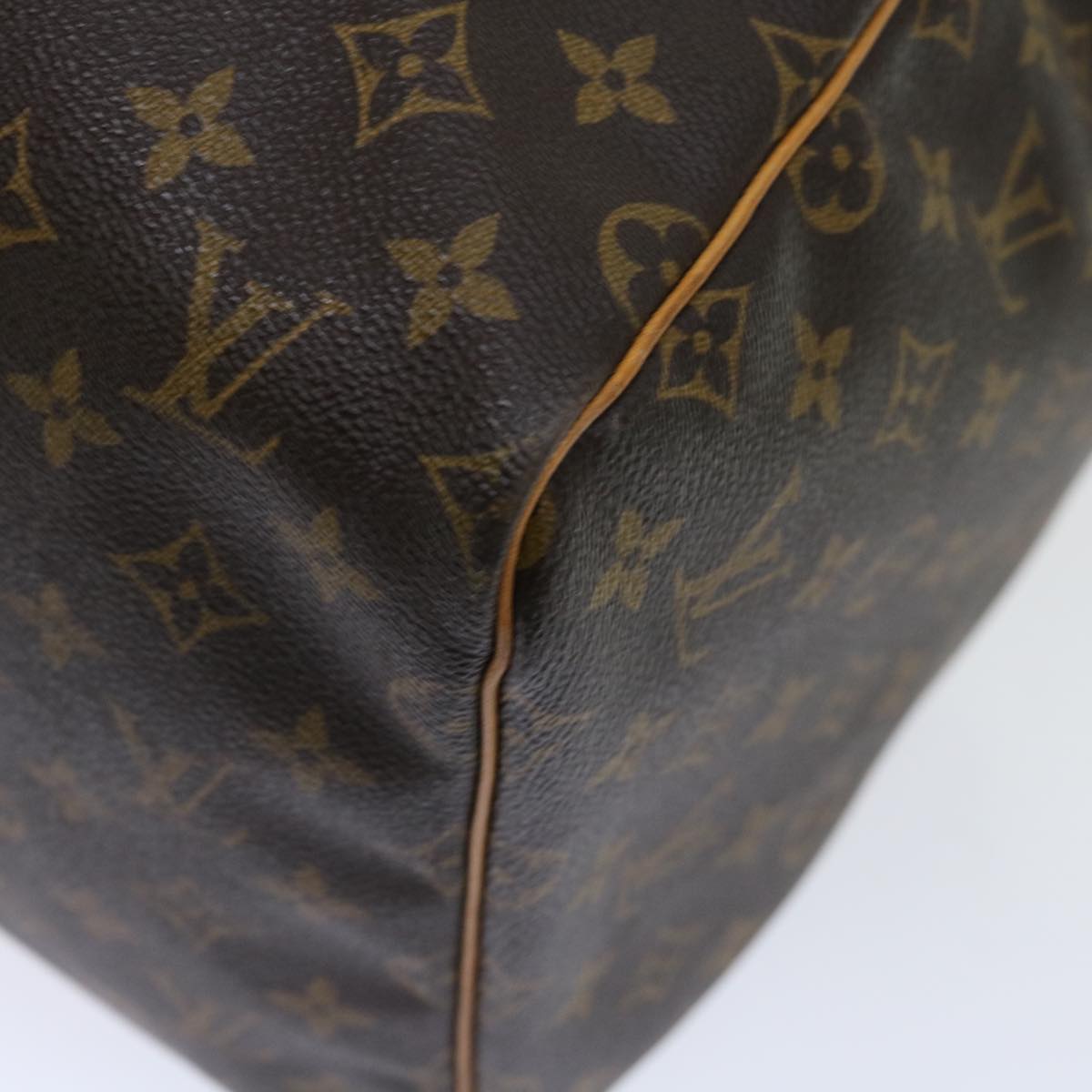 LOUIS VUITTON Monogram Keepall 55 Boston Bag M41424 LV yk11575