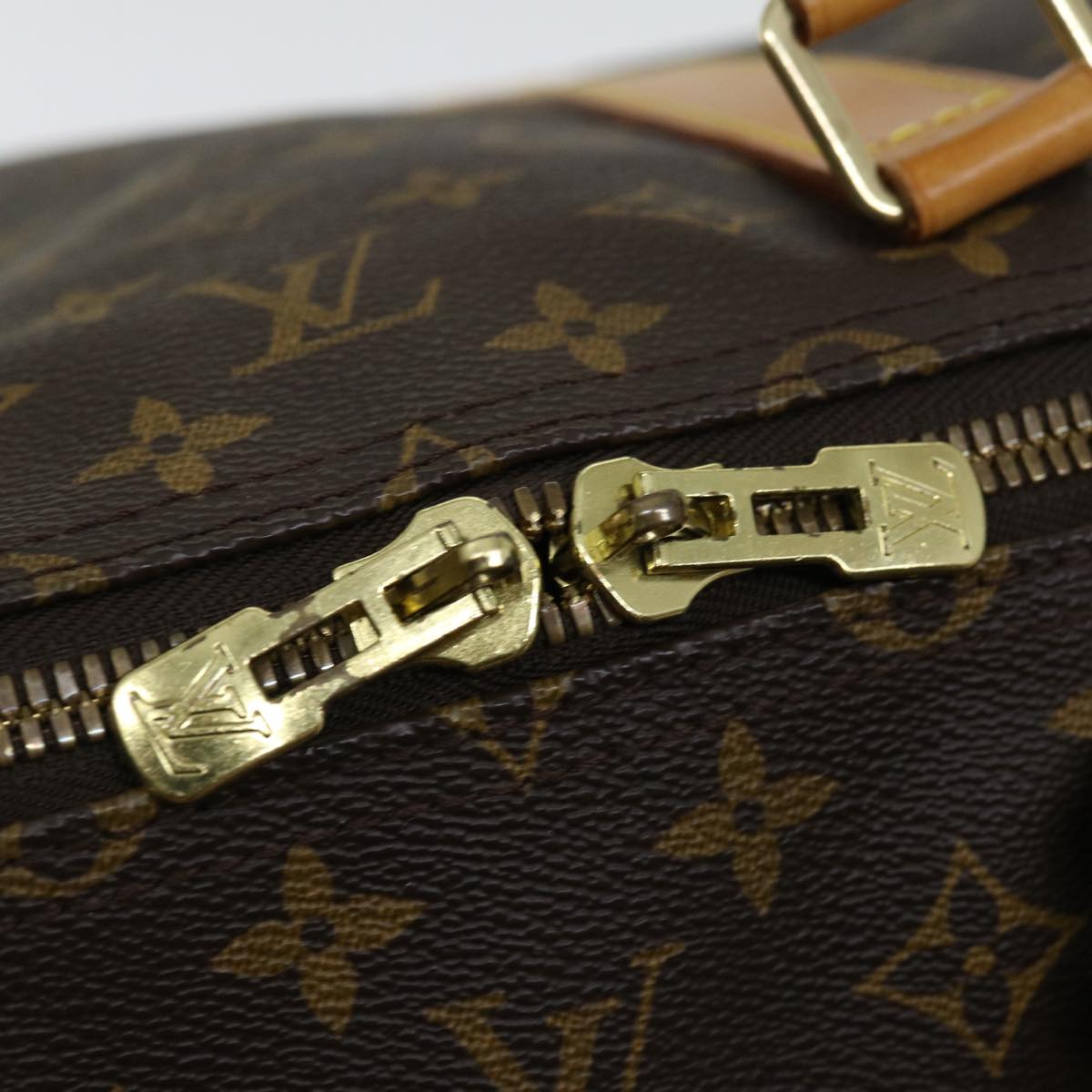 LOUIS VUITTON Monogram Keepall 55 Boston Bag M41424 LV yk11575