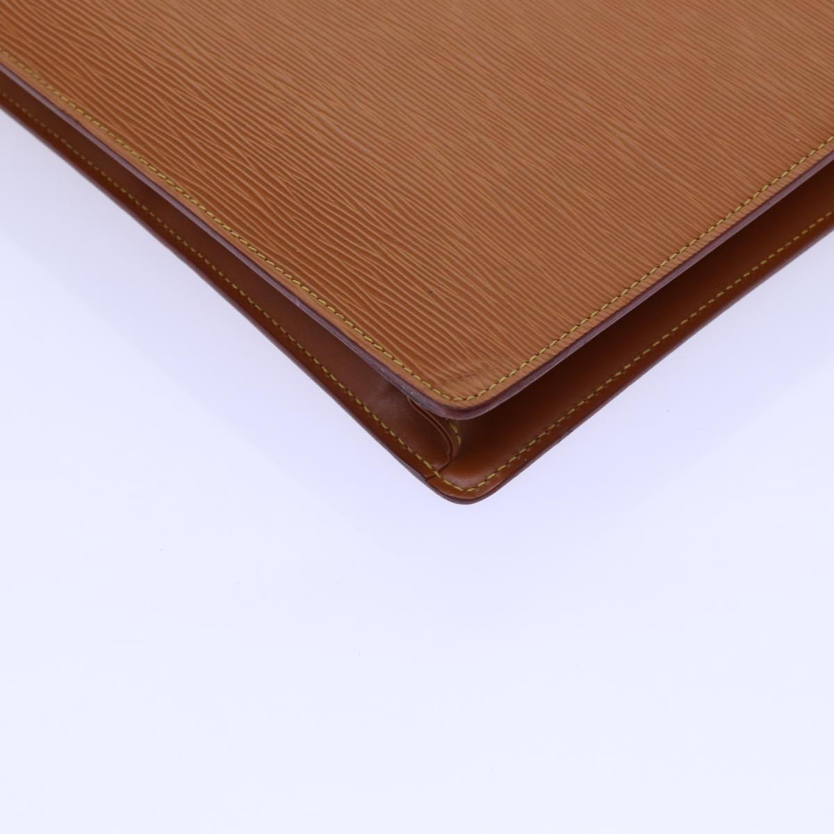 LOUIS VUITTON Epi Porte Documents Bandouliere Brown M54468 LV yk11593
