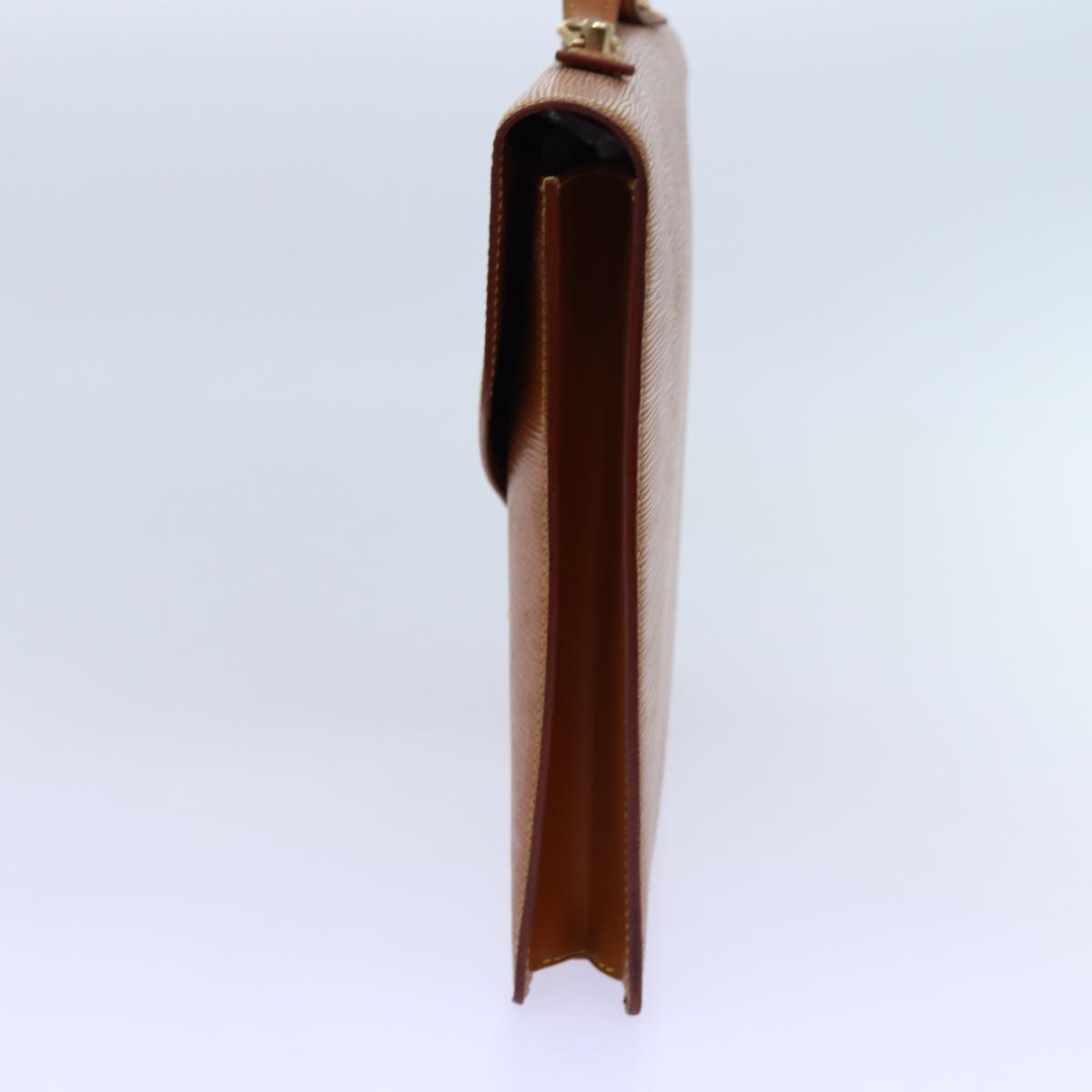 LOUIS VUITTON Epi Porte Documents Bandouliere Brown M54468 LV yk11593