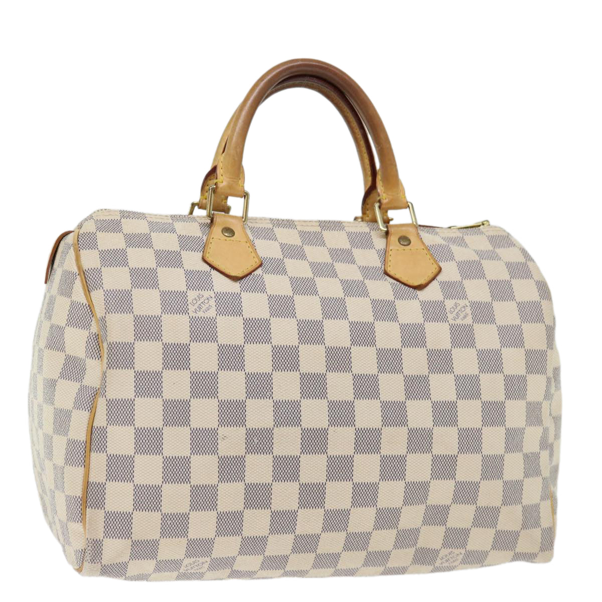 LOUIS VUITTON Damier Azur Speedy 30 Hand Bag N41533 LV yk11597