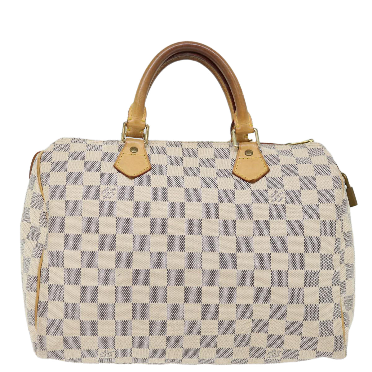 LOUIS VUITTON Damier Azur Speedy 30 Hand Bag N41533 LV yk11597