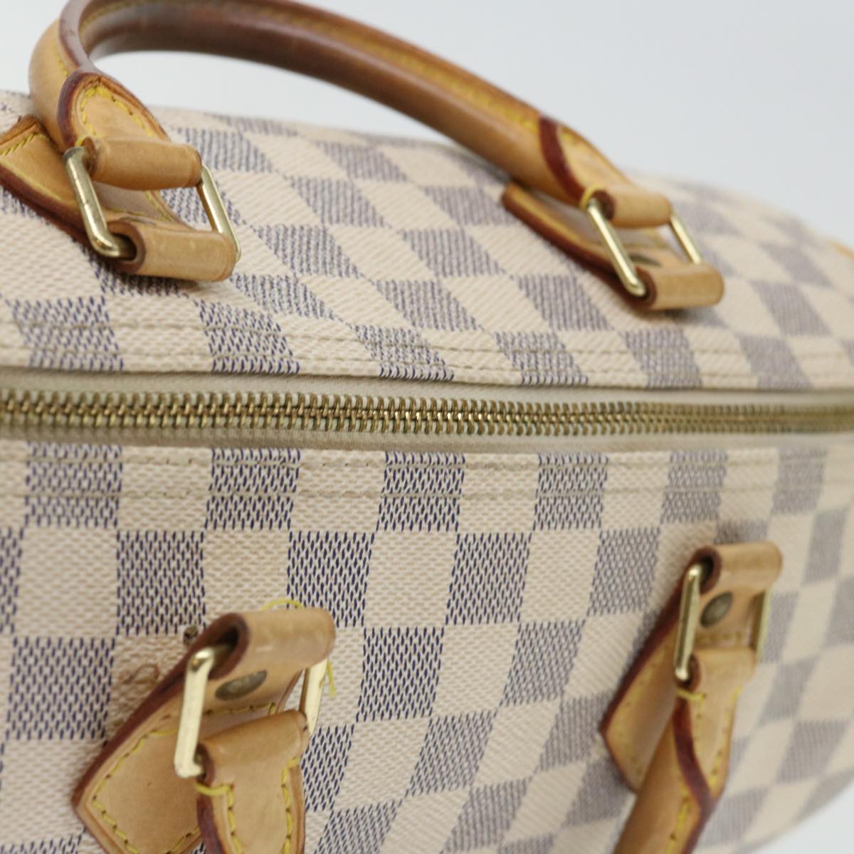 LOUIS VUITTON Damier Azur Speedy 30 Hand Bag N41533 LV yk11597