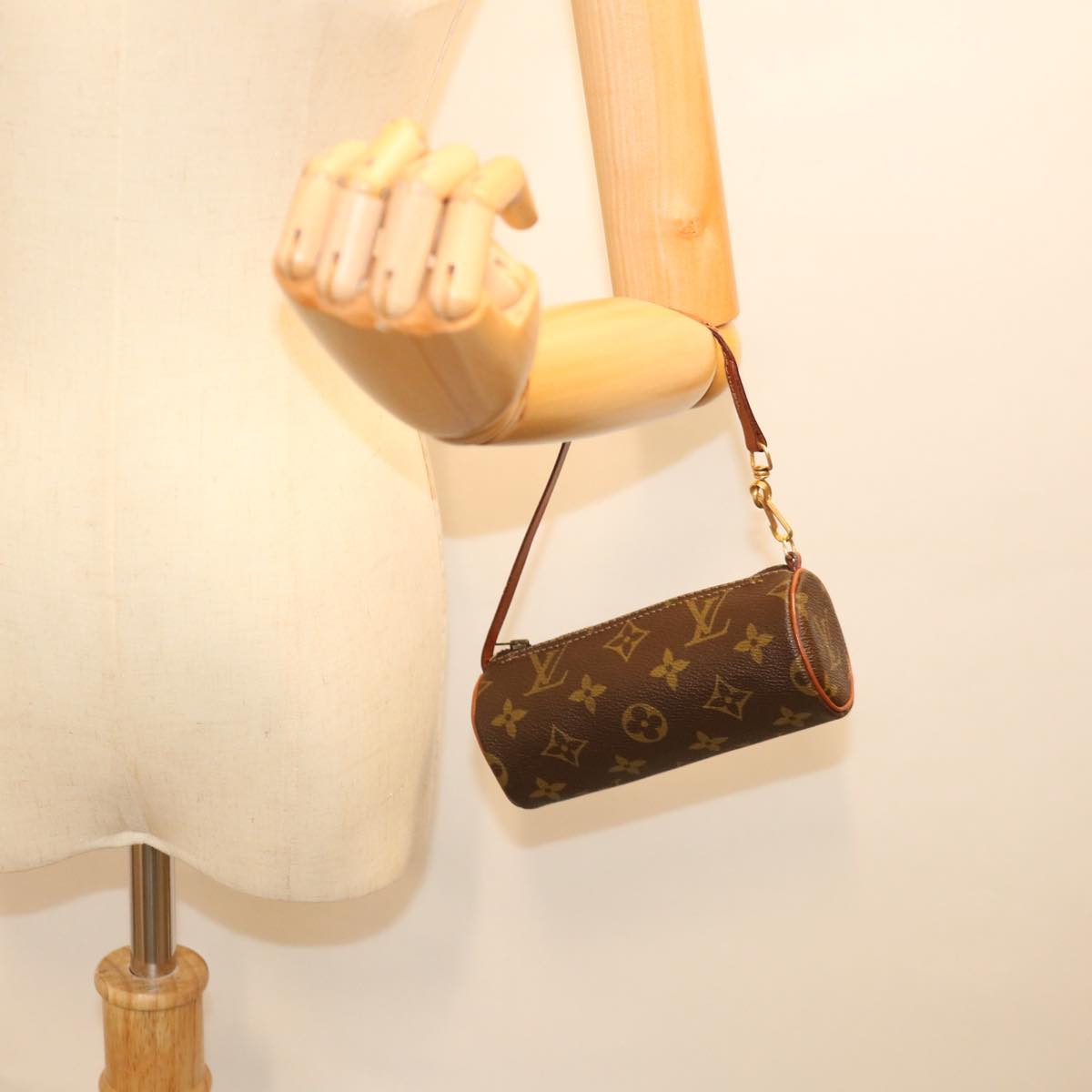 LOUIS VUITTON Monogram Papillon Pouch Vintage LV yk11611