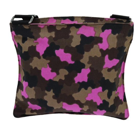 Luxury PradaCamouflage Shoulder Bag Nylon Pink VA0886 yk11624