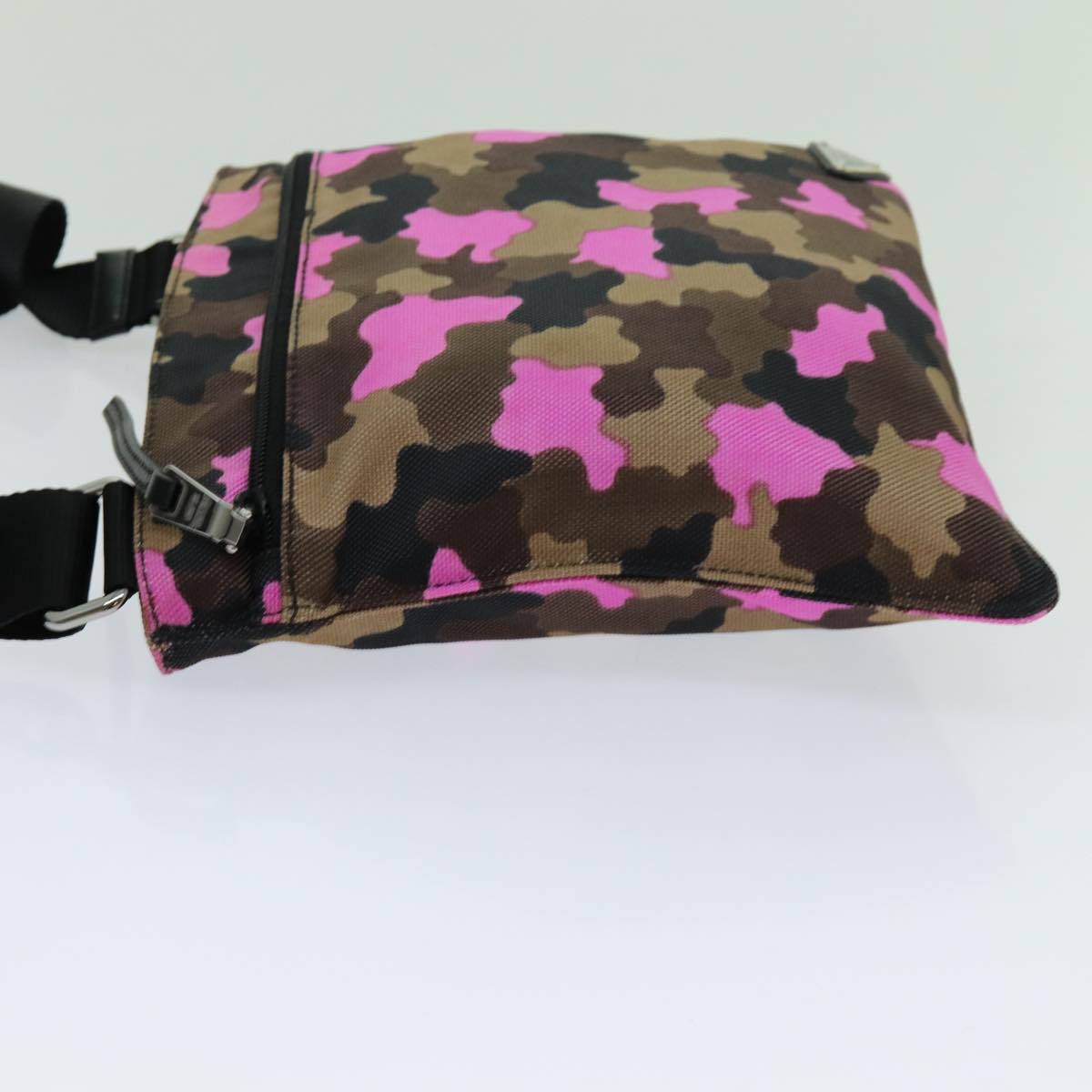 Luxury PradaCamouflage Shoulder Bag Nylon Pink VA0886 yk11624